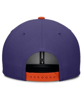 Men's Purple/Cream Clemson Tigers Pro Legacy Script Snapback Hat