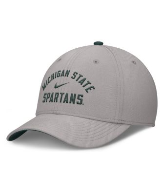 Nike - Men's Gray Michigan State Spartans Rise Prep Performance Flex Hat