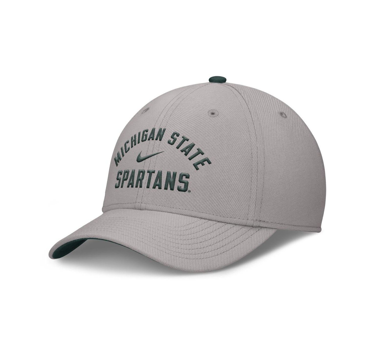 Men's Gray Michigan State Spartans Rise Prep Performance Flex Hat