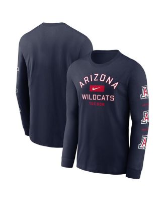 Nike - Men's Navy Arizona Wildcats Classic Location Long Sleeve T-Shirt