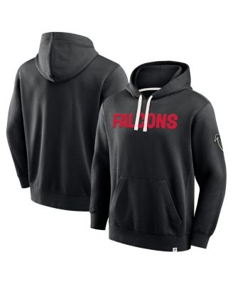 Fanatics - Men's Black Atlanta Falcons New Horizons Heritage Pullover Hoodie