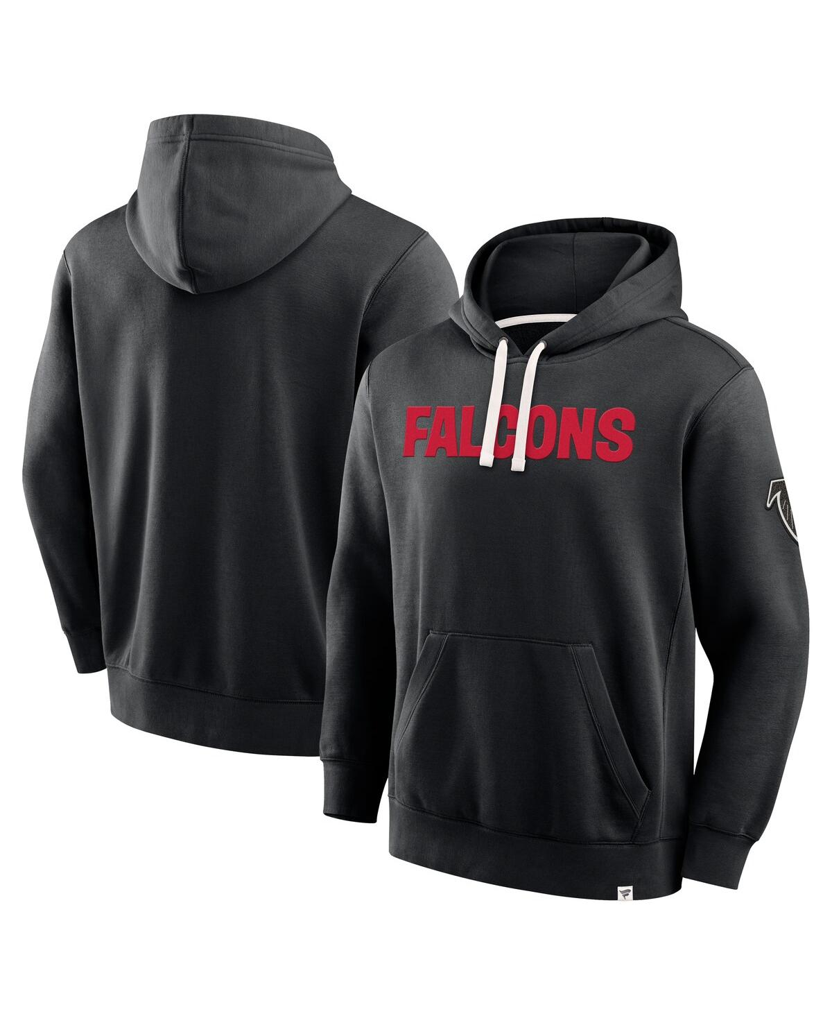 Men's Black Atlanta Falcons New Horizons Heritage Pullover Hoodie - Black