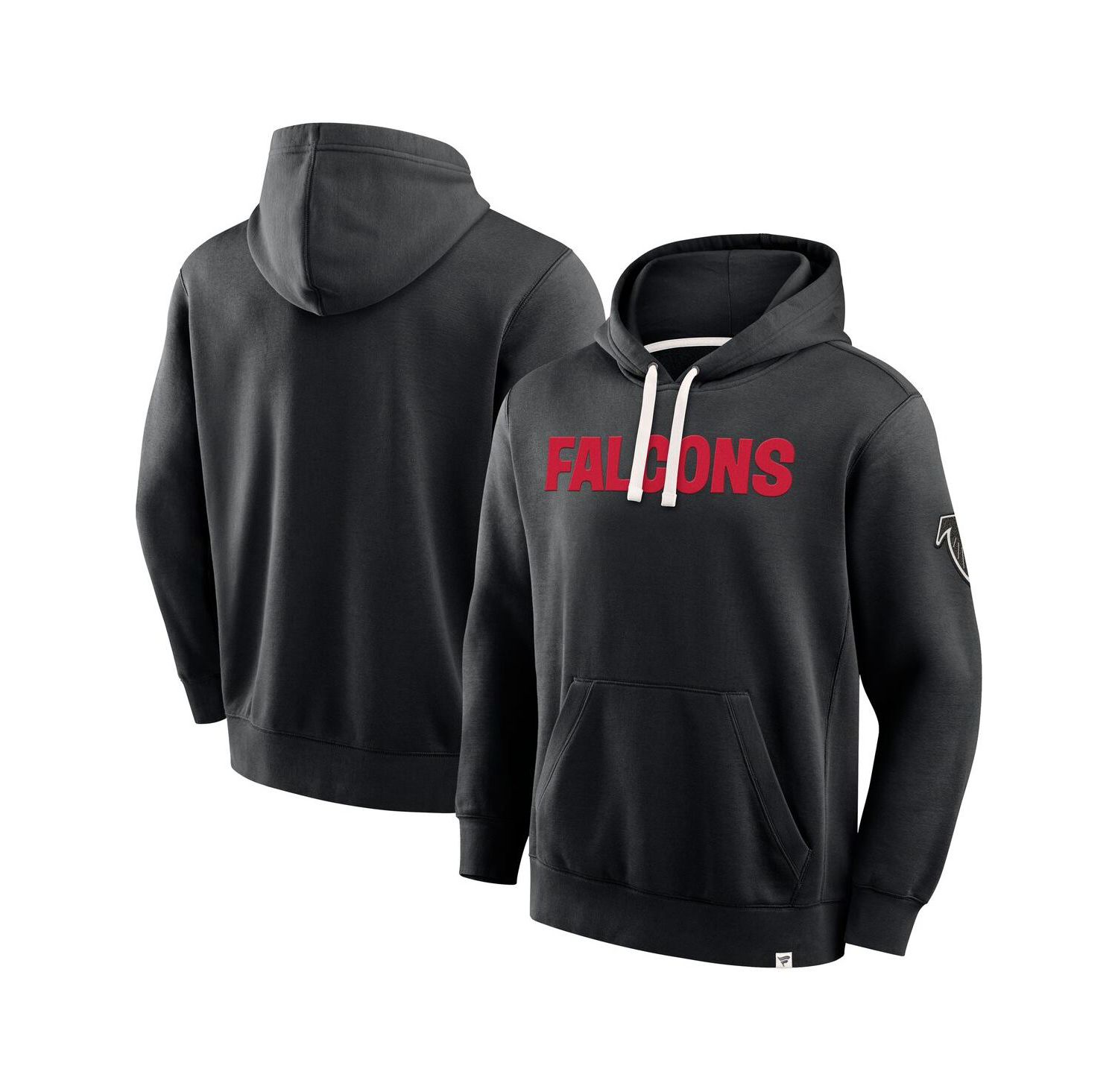 Men's Black Atlanta Falcons New Horizons Heritage Pullover Hoodie