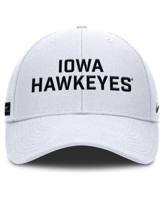 Men's White Iowa Hawkeyes Rise Practice Adjustable Hat