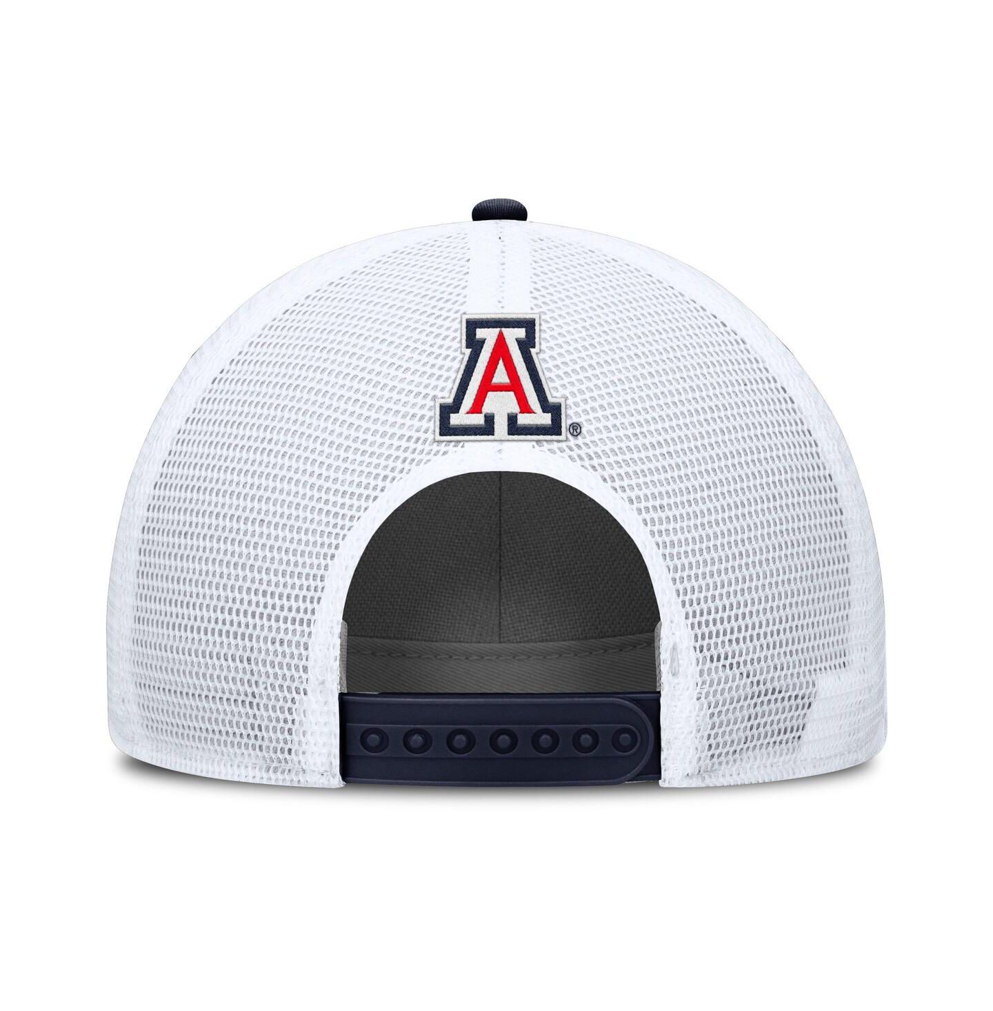 Мужская кепка Nike Navy/White Arizona Wildcats 2025 On-Field Rise Patch Trucker Adjustable Hat — фото 4