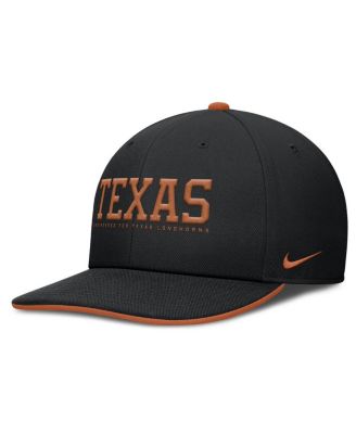 Nike - Men's Black Texas Longhorns 2025 On-Field Pro Performance Adjustable Hat