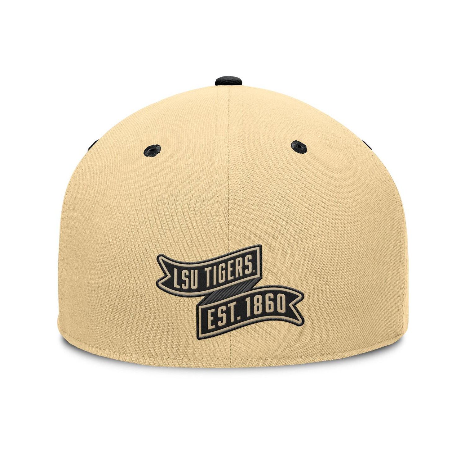 Men's Gold/Black LSU Tigers Balance Fitted Hat