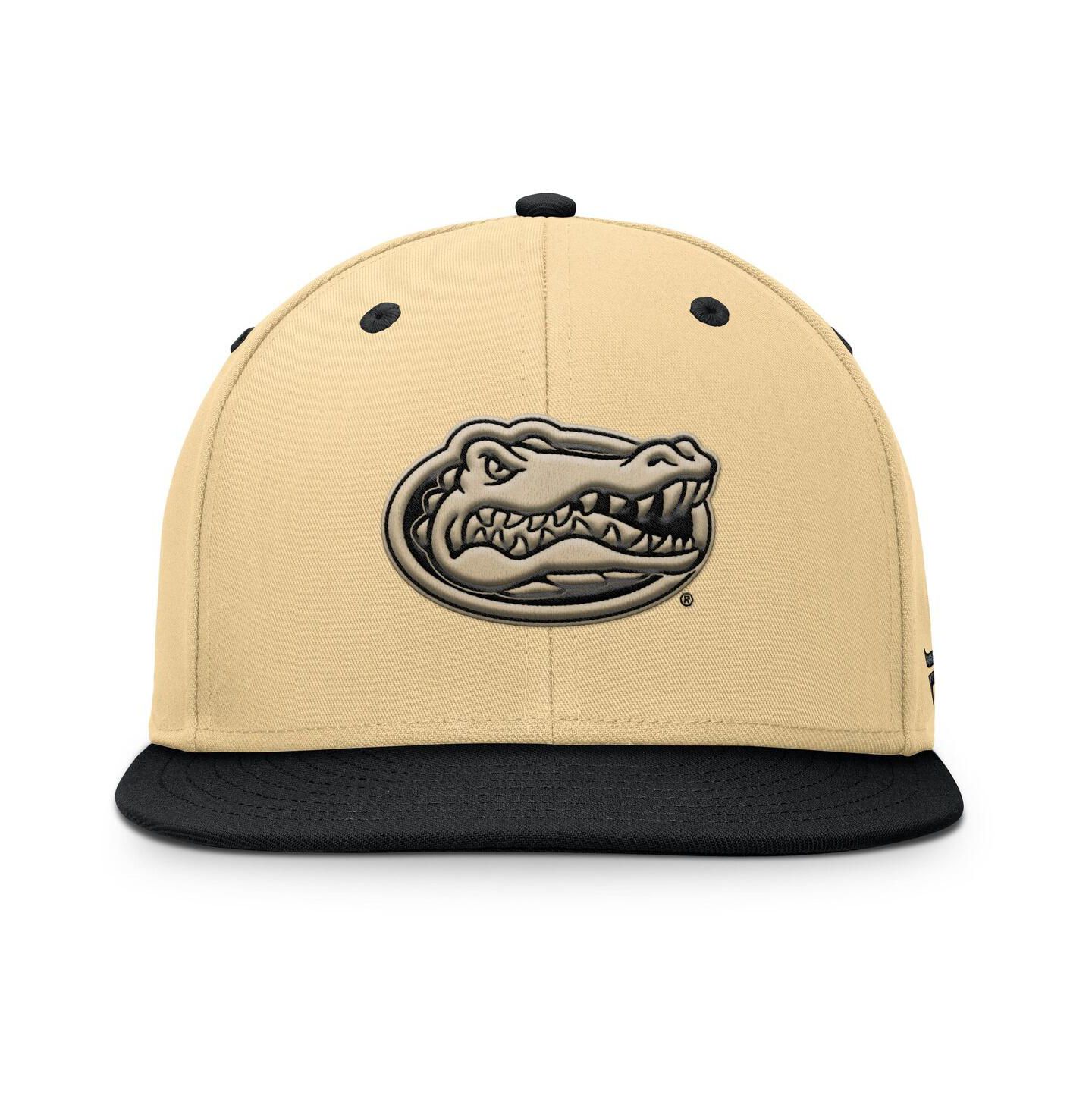 Мужская кепка Fanatics Gold/Black Florida Gators Balance Fitted Hat — фото 2