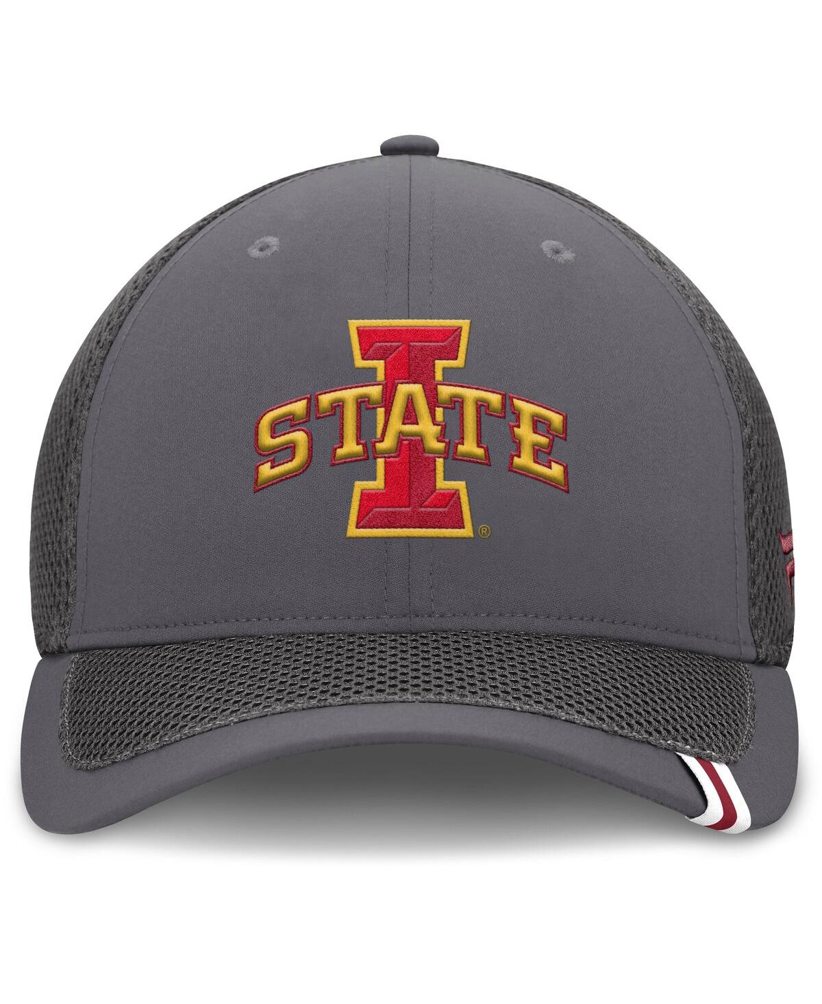 Fanatics Men's Gray Iowa State Cyclones Clincher Flex Hat In Gray