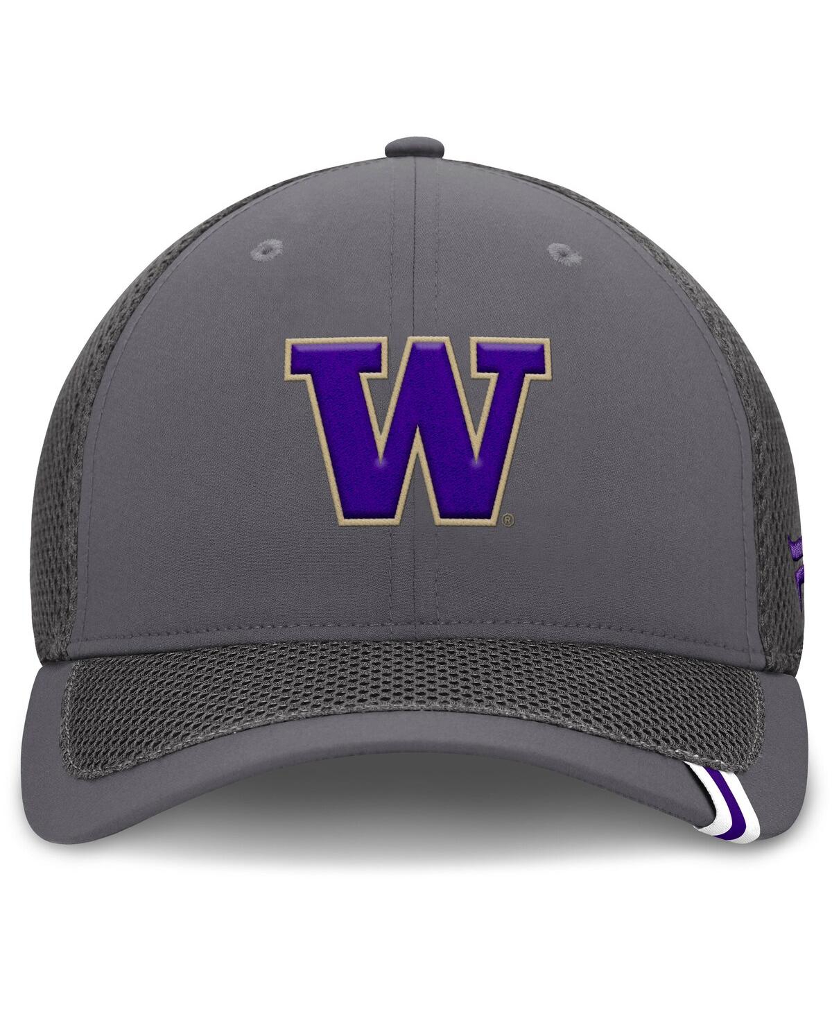 Fanatics Men's Gray Washington Huskies Clincher Flex Hat In Gray