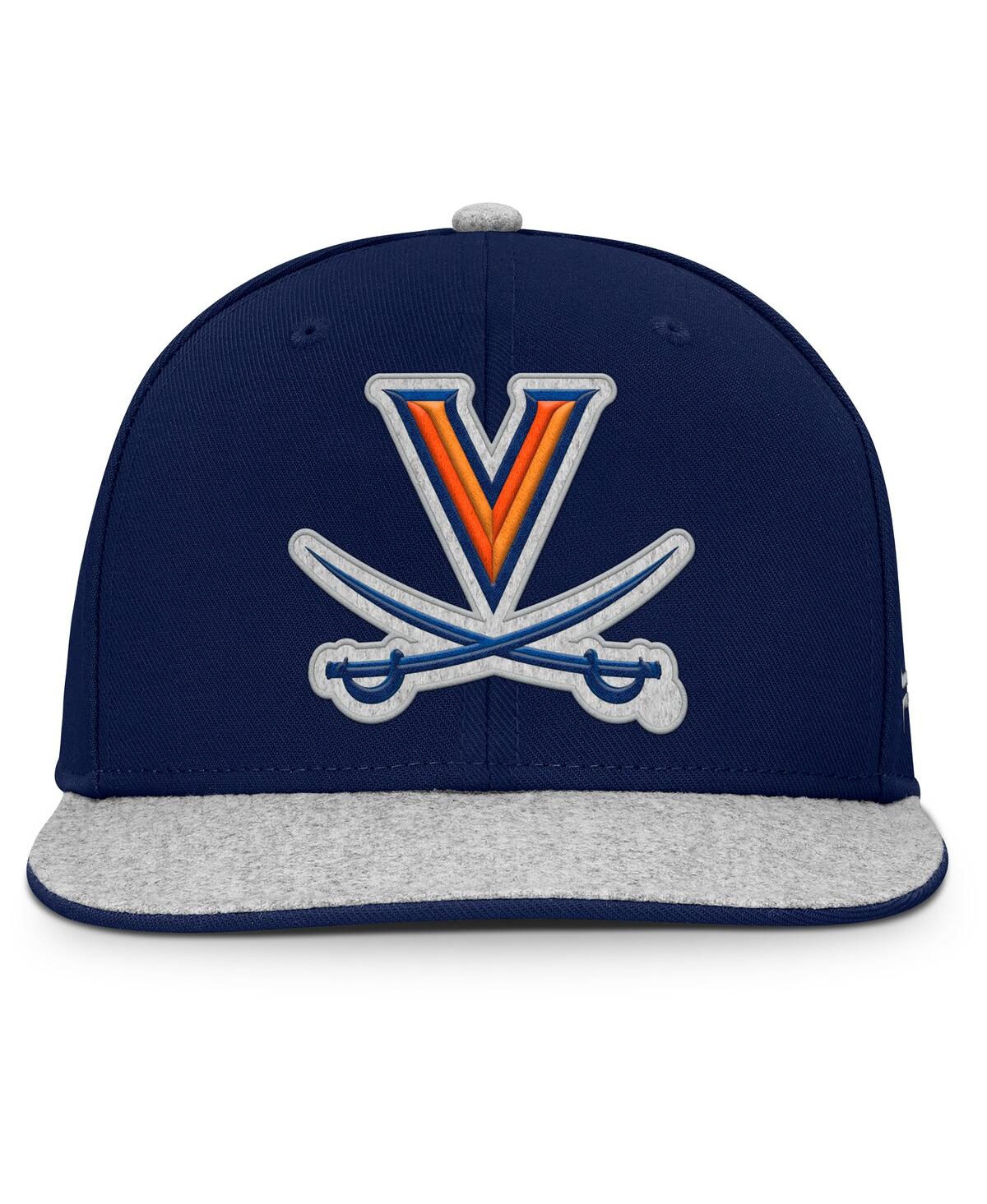 Fanatics Men's Navy Virginia Cavaliers Loden Snapback Hat In Blue