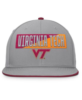 Men's Gray Virginia Tech Hokies Duo Snapback Hat