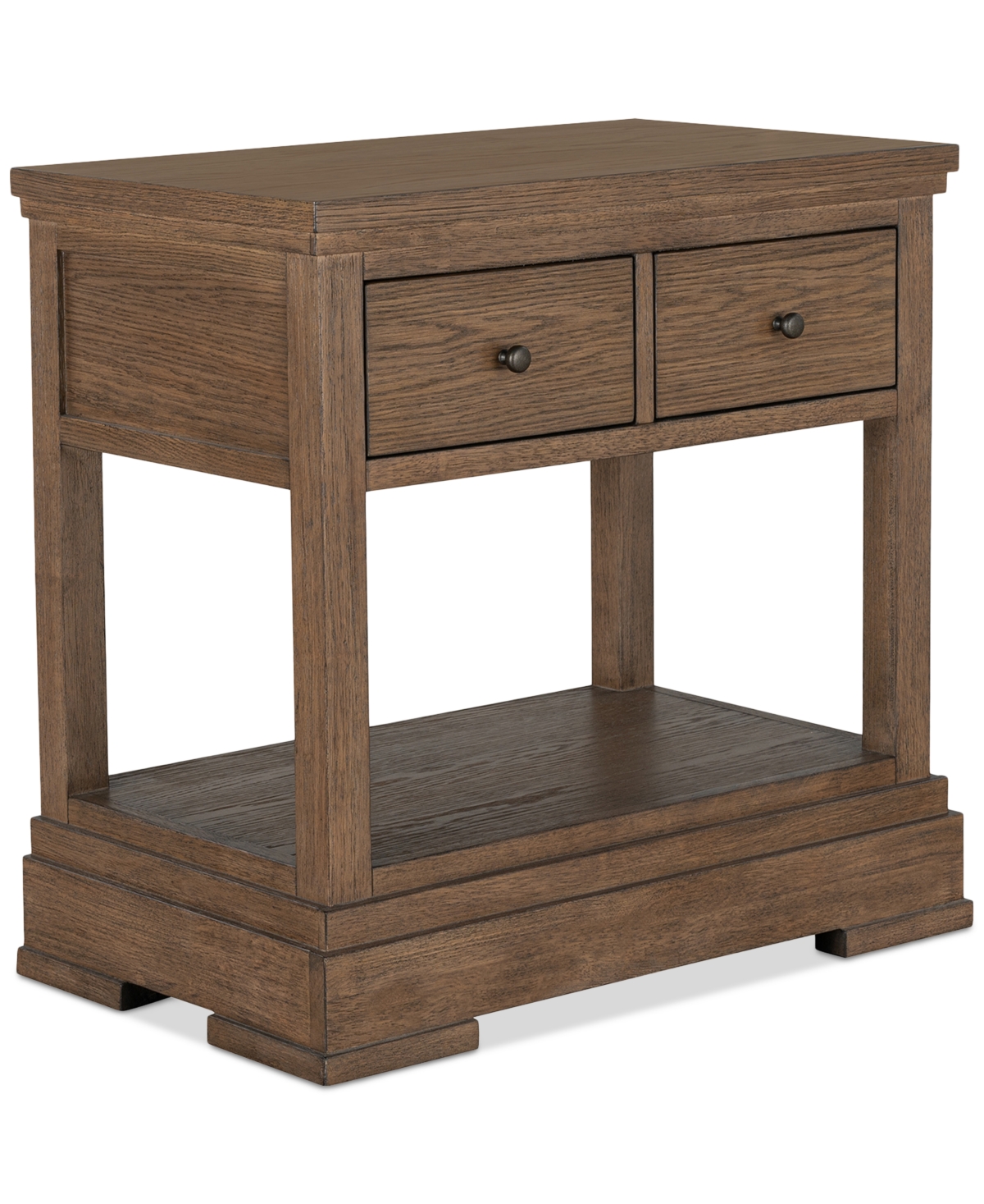 Macy's Alverton 1-drawer Nightstand, Created For  In Brown