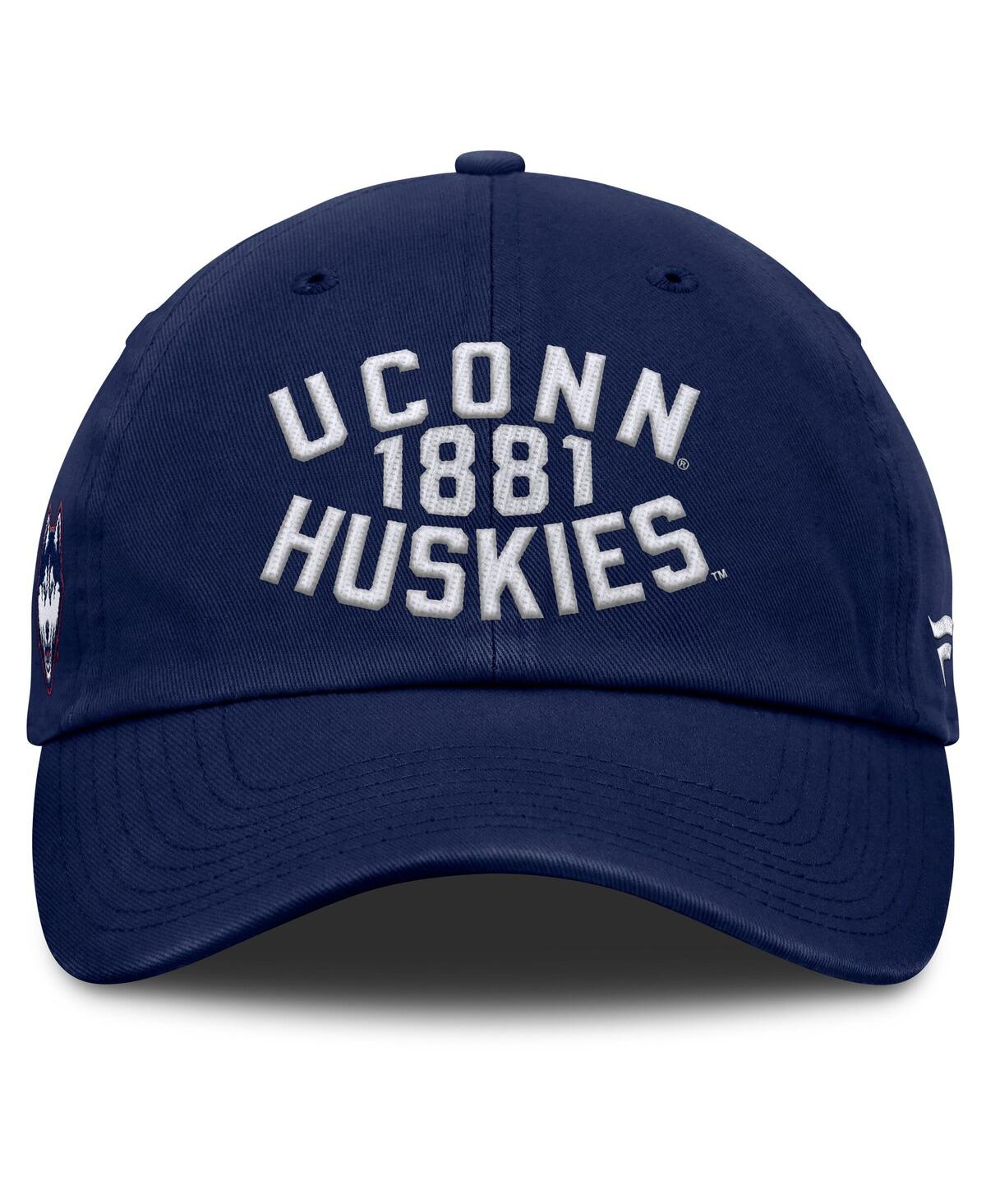 Fanatics Men's Navy Uconn Huskies Archer Adjustable Hat In Blue