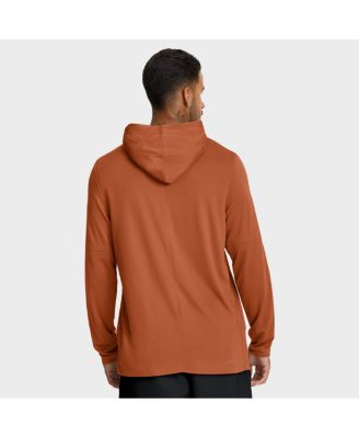 Men's Texas Orange Texas Longhorns 2025 Sideline Performance Long Sleeve Hoodie T-Shirt