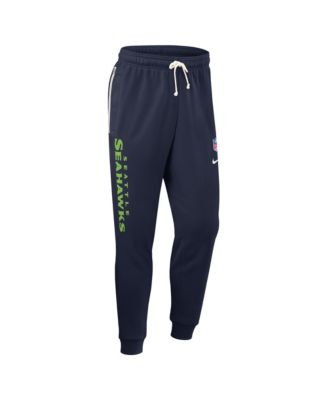 Men's College Navy Seattle Seahawks Sideline Ground Game Performance Taper Pants