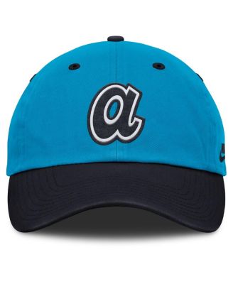 Men's Blue/Navy Atlanta Braves Neon 90s Club Adjustable Hat