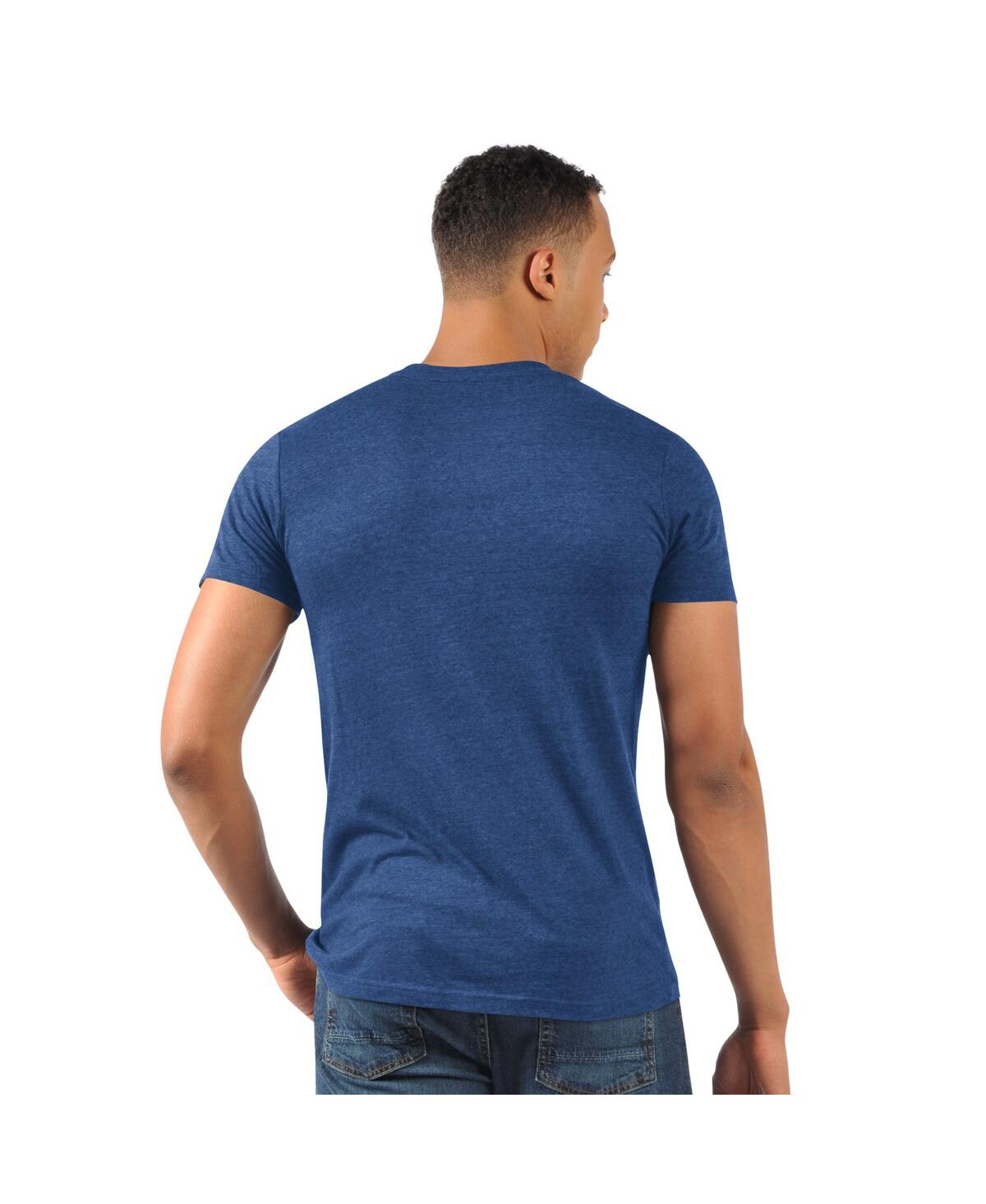 Starter Royal Los Angeles Dodgers Prime Time Property Of T-shirt In Blue