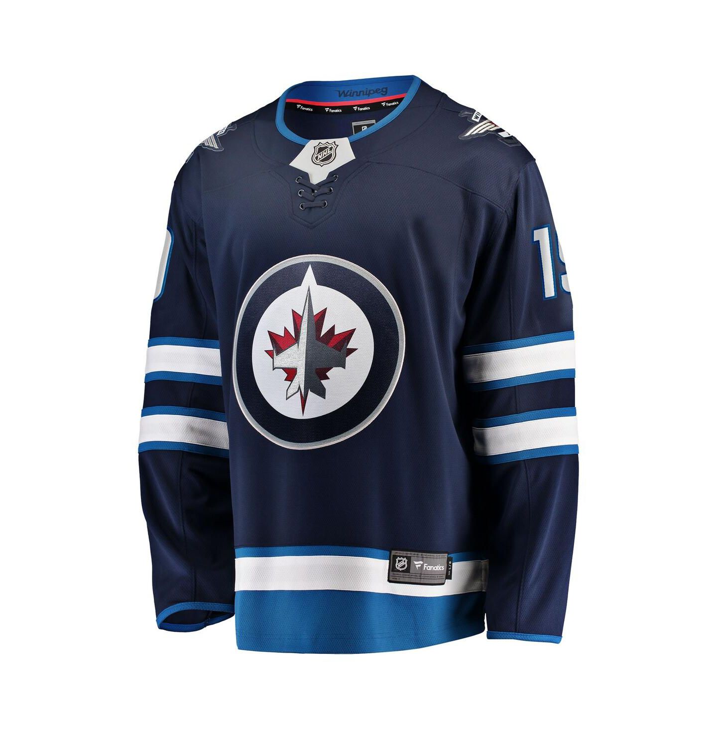 Мужской топ Fanatics Jonathan Toews Navy Winnipeg Jets Home Breakaway Jersey — фото 2