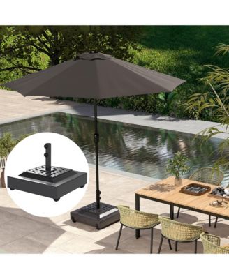 Fillable Patio Umbrella Base Outdoor Umbrella Sd with Wheels
