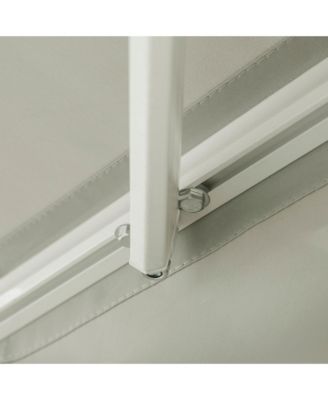 8' x 7' Patio Retractable Awning, Manual Exterior Sun Shade,