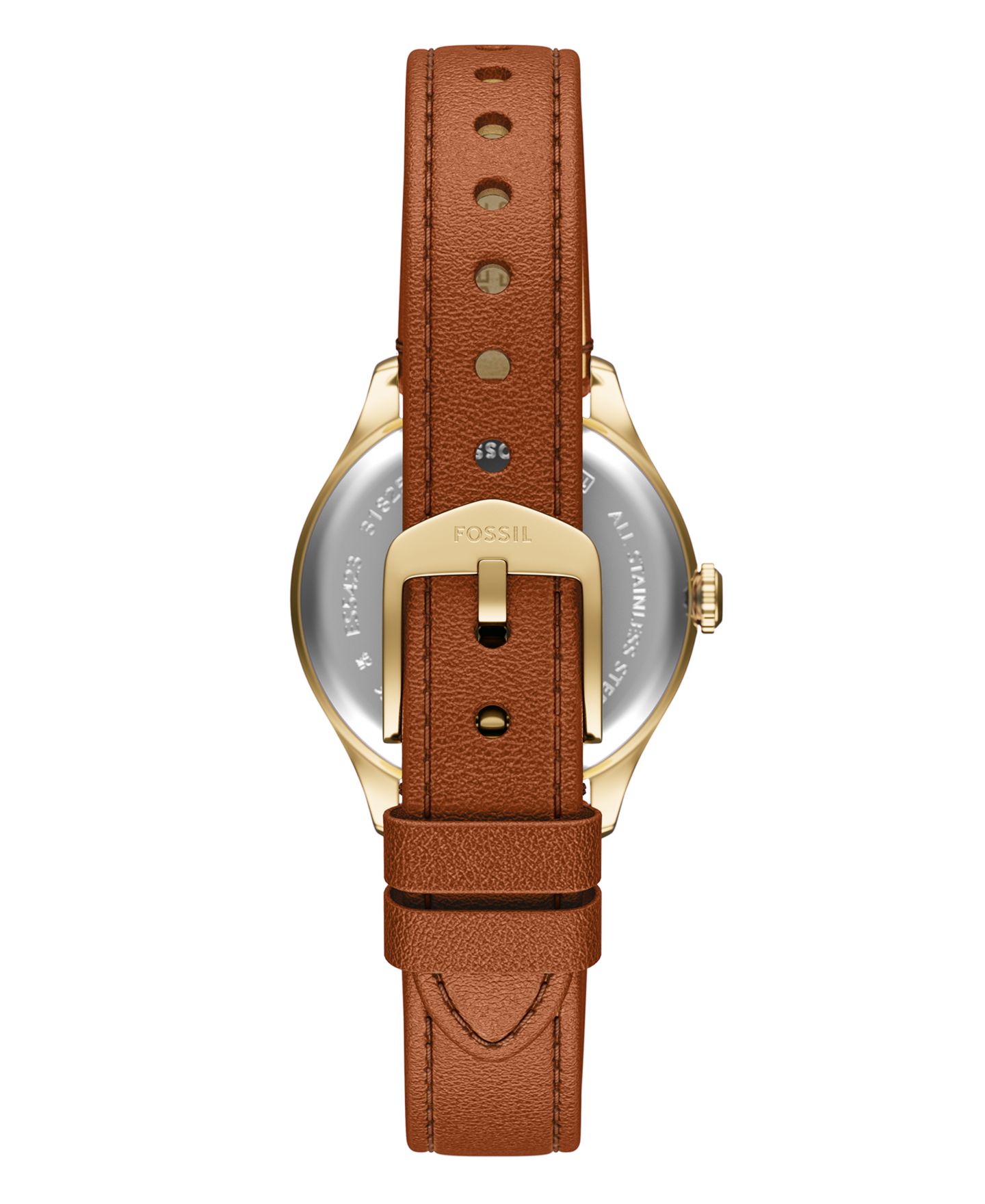 Женские часы Fossil Gilmore Three-Hand Brown Croco Leather Watch, 28mm — фото 3