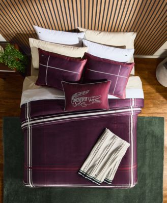 Playful Checks Cotton 3-Pc. Comforter Set, King