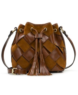 Patricia Nash - Bellona Small Leather Drawstring Bag