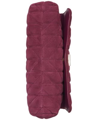 Lafayette Medium Suede Shoulder Bag 