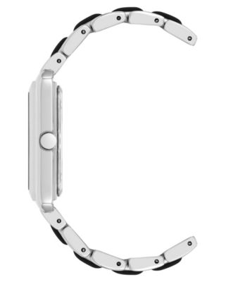 Women's Quartz Casual Silver-Tone Metal Alloy Bracelet Watch, 26mm