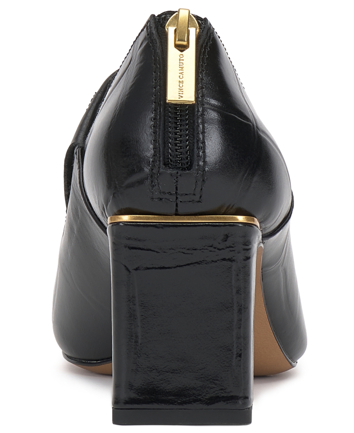 Vince Camuto Haiden Block Heel Bootie In Black
