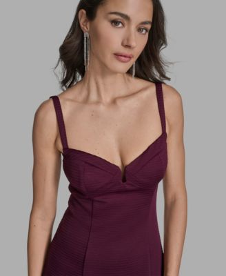 Women's Sleeveless Sweetheart A-Line Dress