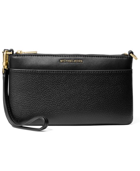 MICHAEL Michael Kors Michael Kors Jet Set Leather Top Zip Convertible Wristlet