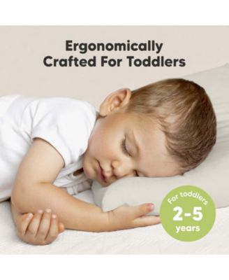 Toddler Pillow with Pillowcase, Small Pillow for Sleeping