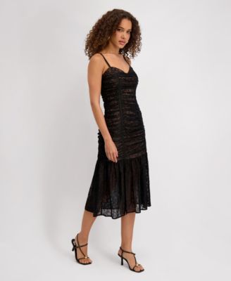 Women's Lace Sleeveless Midi Dress