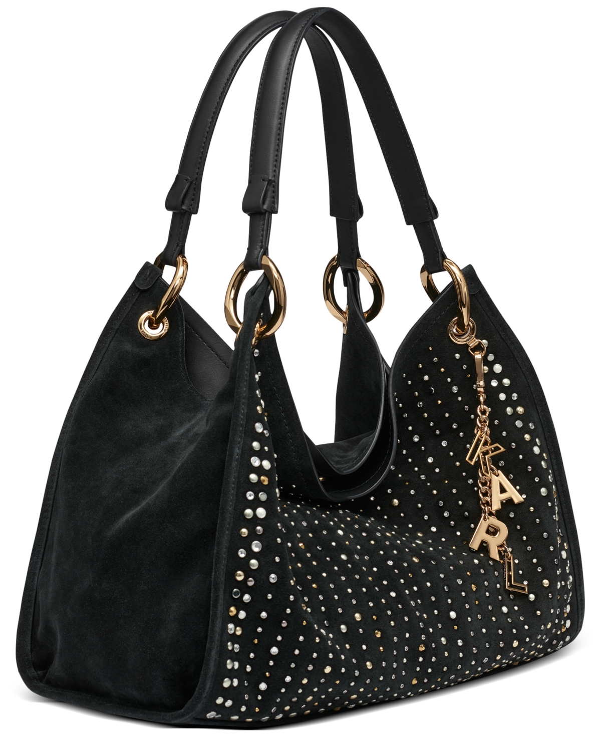 Karl Lagerfeld Luciene Large Leather Tote In Multi