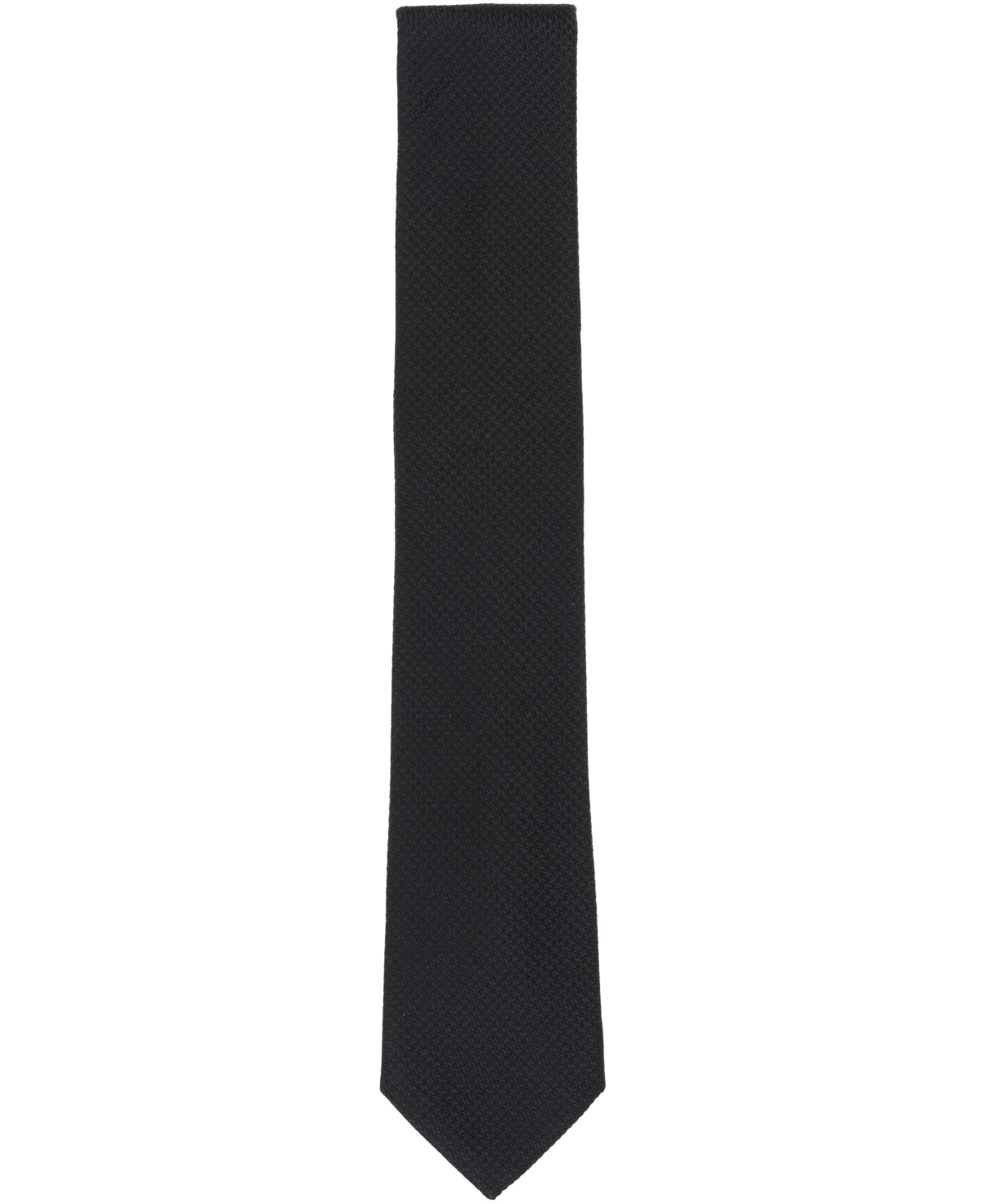 Alfani Men's Nebula Solid-pattern Tie, Macy's Exclusive In Black