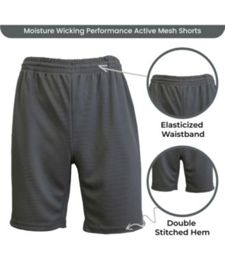 Women's Loose Fit Moisture Wicking Performance Mesh Shorts
