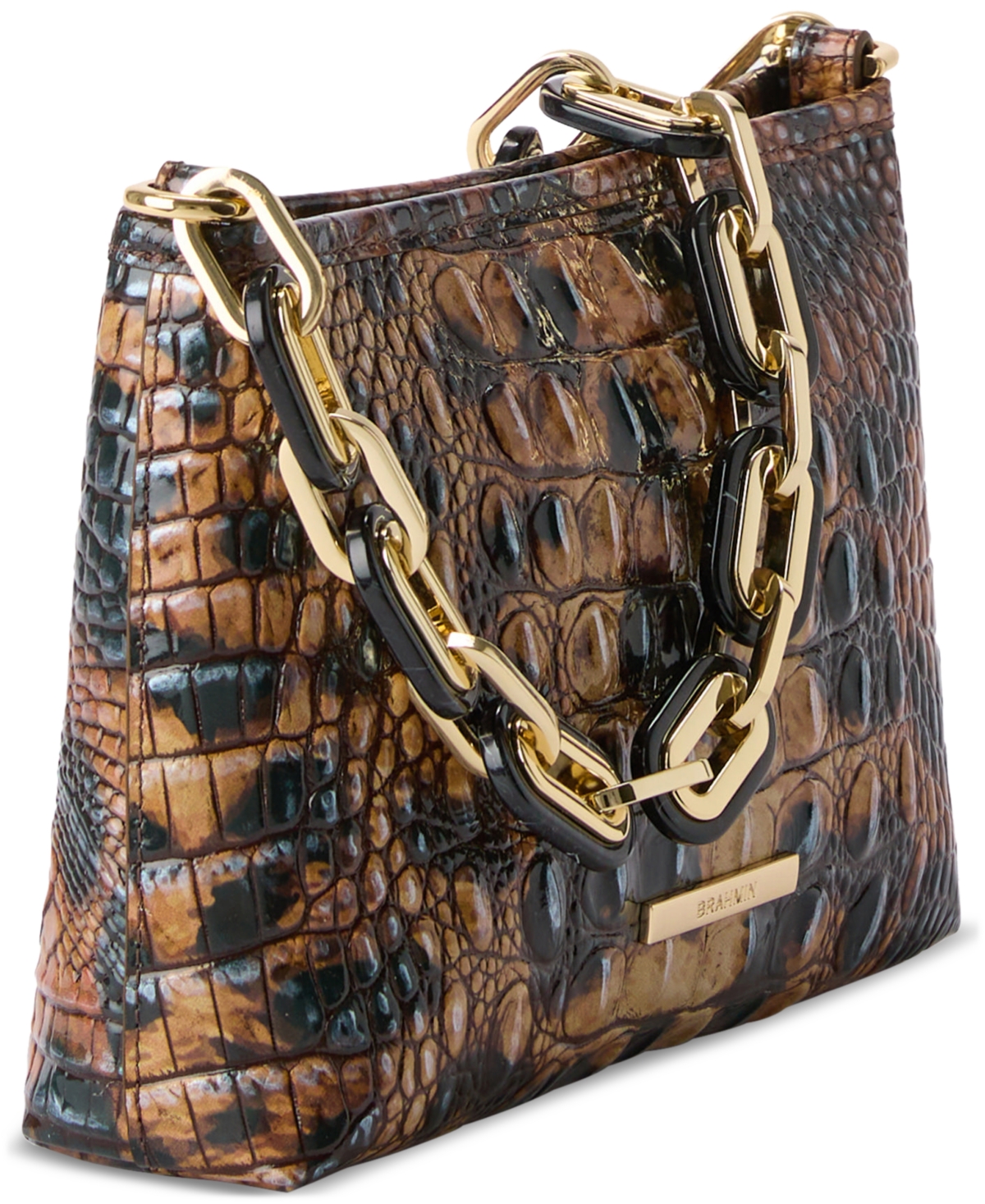 Brahmin Mod Small Leather Chain Shoulder Bag