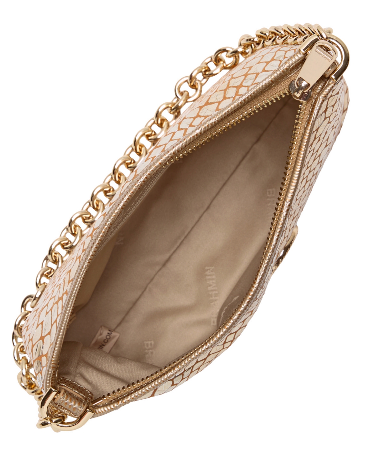 Brahmin Mod Small Leather Chain Shoulder Bag