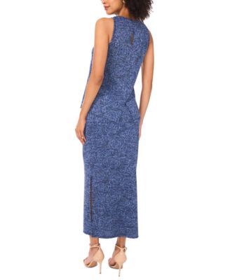 Women's Textured Crewneck Sleeveless Top