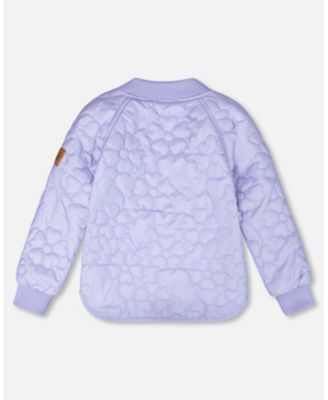 Girl Quilted Mid-Season Jacket Lavender - Toddler|Child