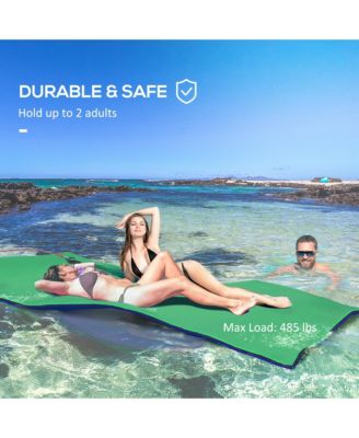 9' x 6' Lily Pad Floating Mat, Floating Water Pad for Lake,