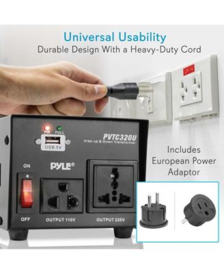 Step Up and Step Down Transformer - Power Supply Voltage Converter with USB Charge Port (500 Watt)