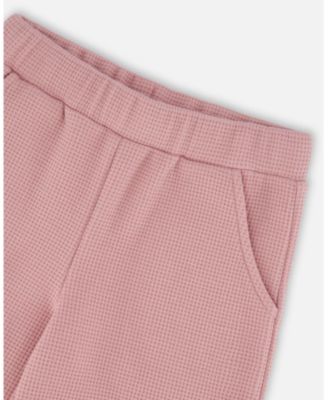 Toddler Girls Waffle Flare Leg Pants Dusty Pink - Toddler|Child