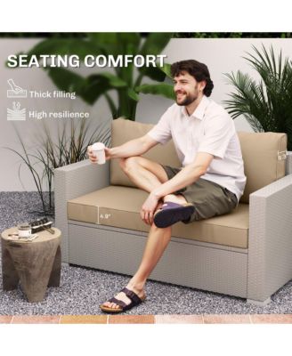 5 in Patio Furniture Cushions Outdoor Loveseat Cushions