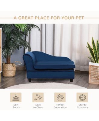 Luxury Small Dog Bed Couch W/ Storage, Little Dog Sofa