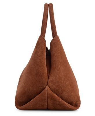 The Compton Suede Small Zip Top Grab Bag