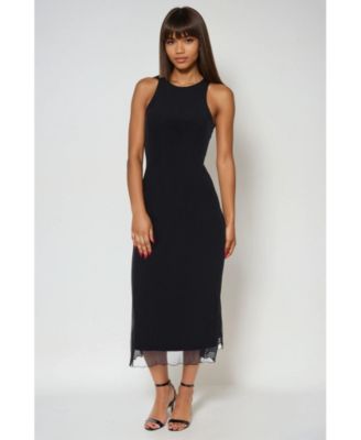 Women's PowerMesh A-line Maxi Dress