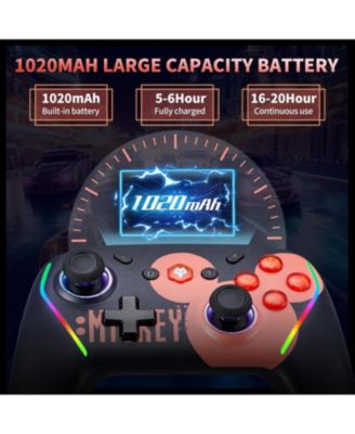 Wireless Switch 2 Controller for Nintendo Switch/Lite/OLED, with Programmable Back Buttons, 6-Axis Gyro, Turbo Function & Wake